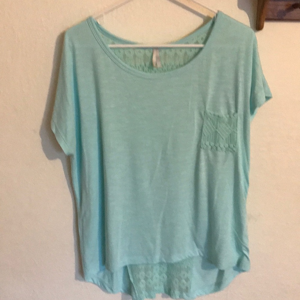 Lace back Top